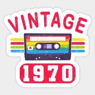 Vintage 1970 Sticker